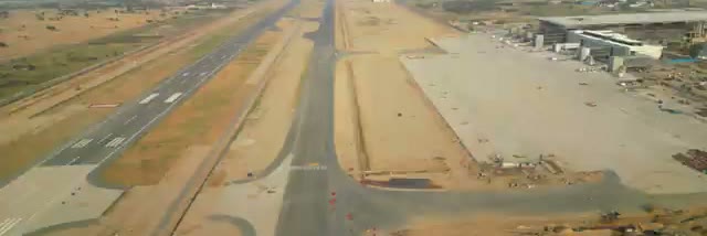 Airport runway construction